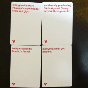 Cards Against Disney Examples