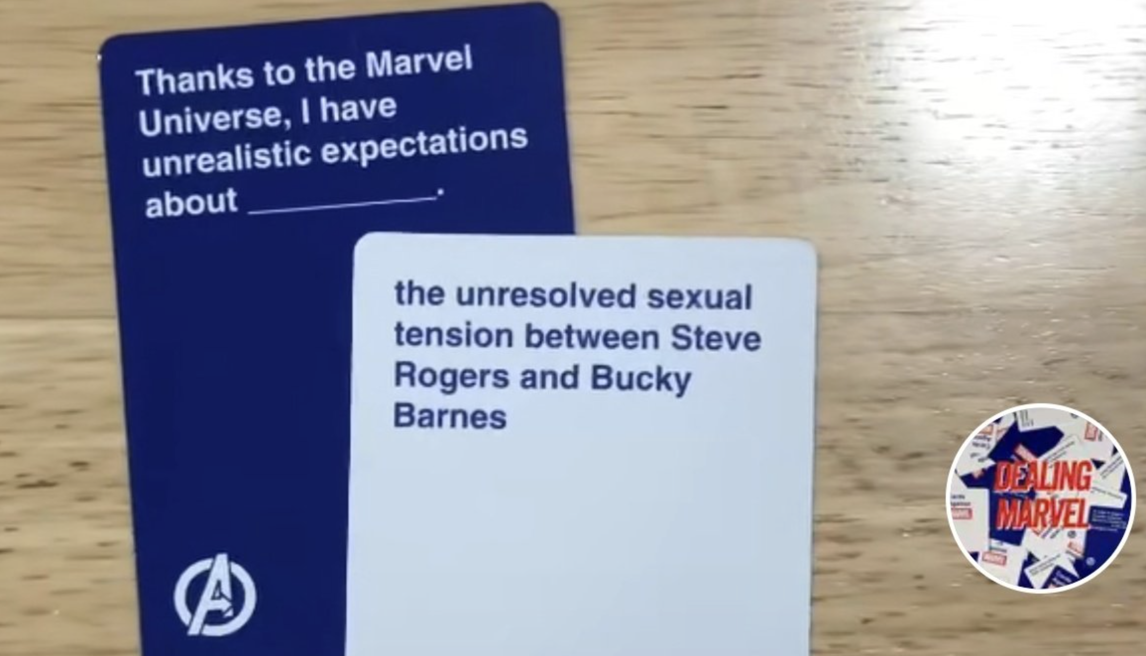 Cards Against Marvel Cards Example 2