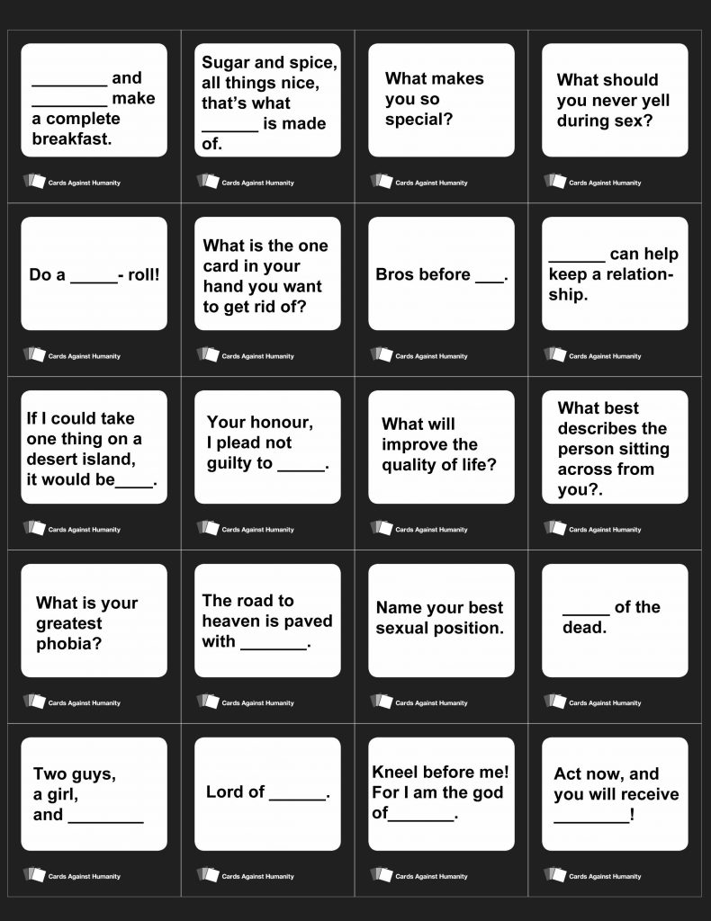 How To Play Cards Against Humanity 